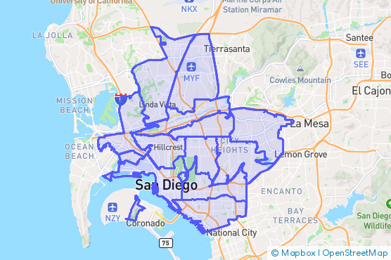 Service Area Map