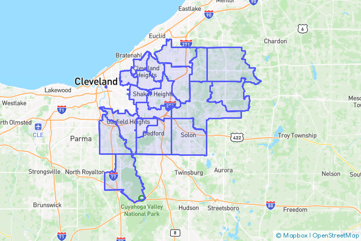 Service Area Map
