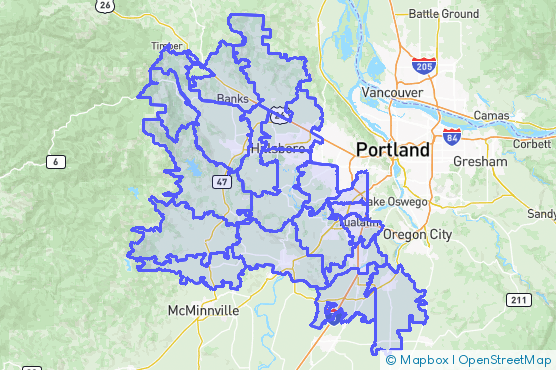Service Area Map
