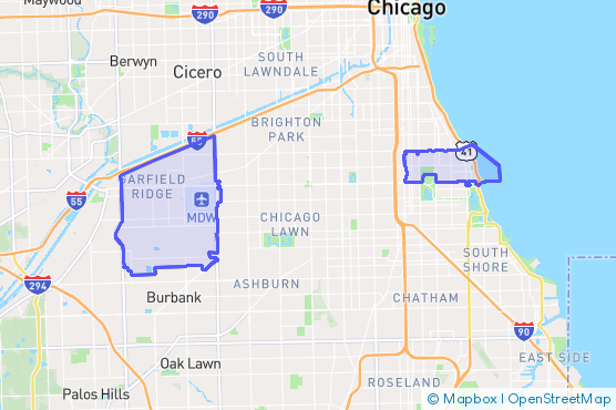 Service Area Map