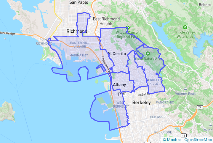 Service Area Map