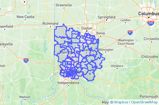 Service Area Map