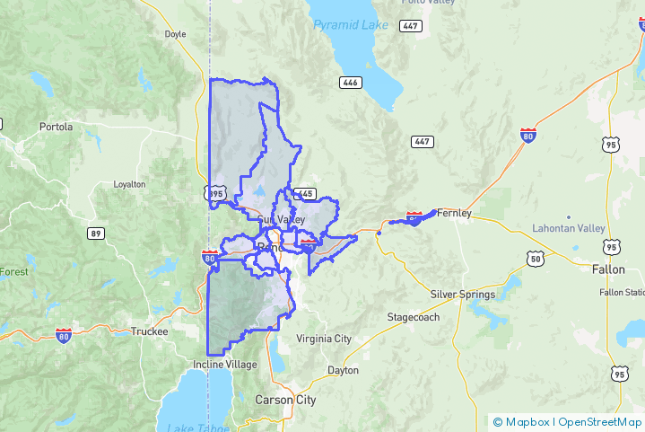 Service Area Map