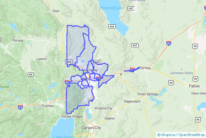 Service Area Map