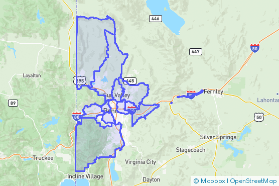 Service Area Map