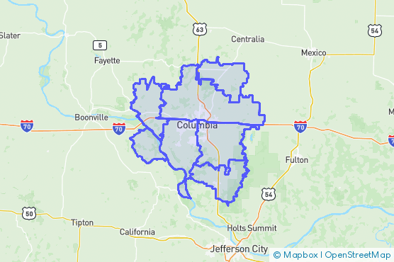 Service Area Map