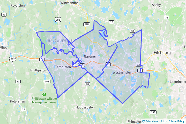 Service Area Map