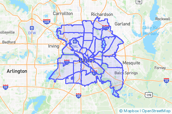 Service Area Map