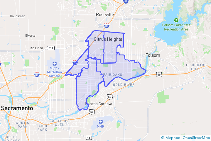 Service Area Map