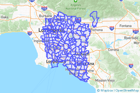 Service Area Map