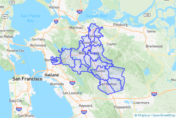 Service Area Map