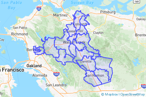 Service Area Map