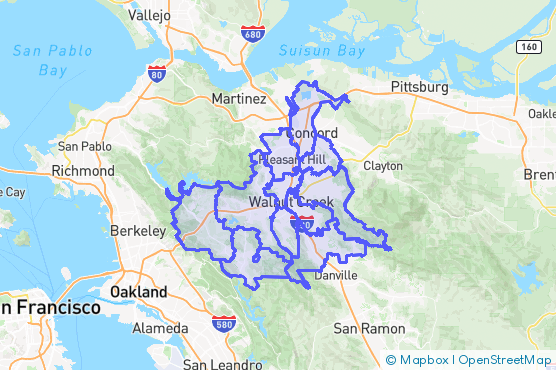 Service Area Map