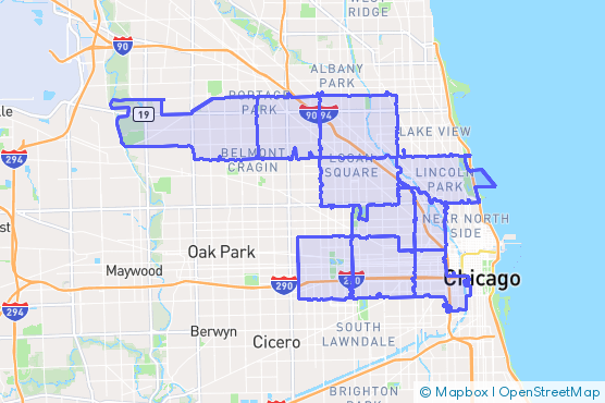 Service Area Map