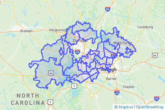Service Area Map