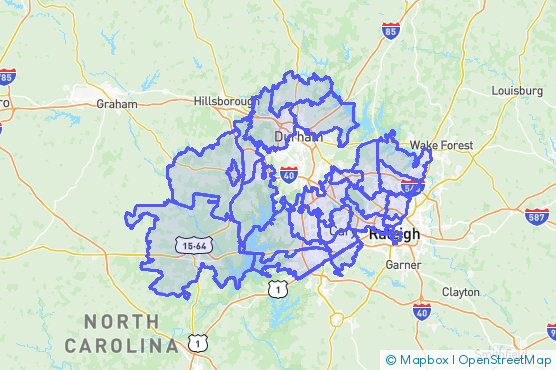 Service Area Map