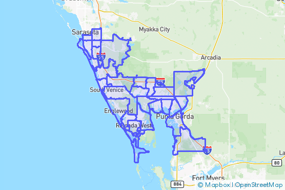 Service Area Map