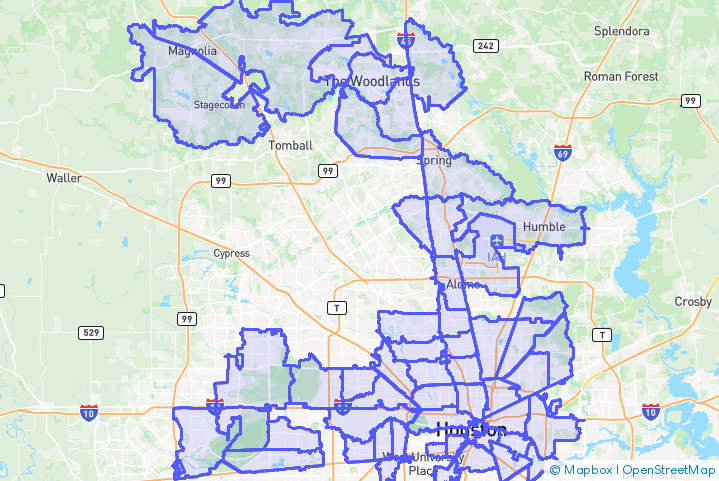 Service Area Map