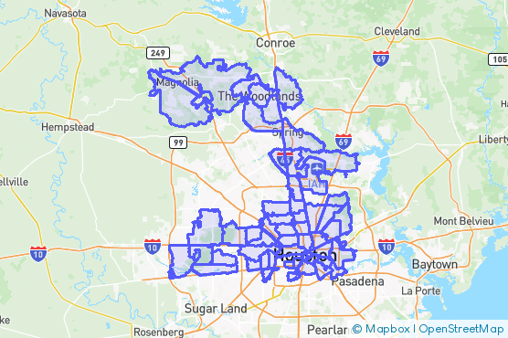 Service Area Map
