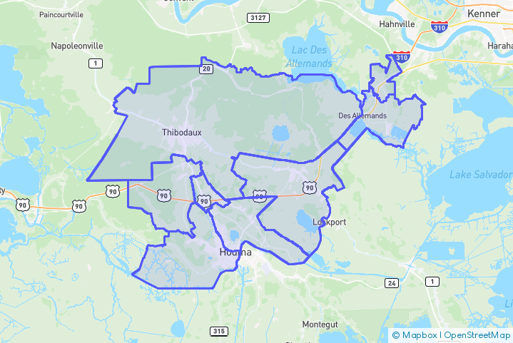 Service Area Map
