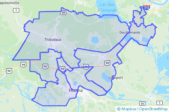 Service Area Map