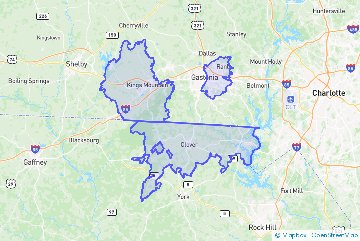 Service Area Map