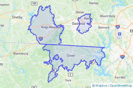 Service Area Map