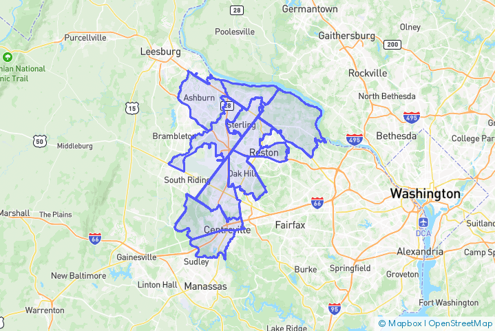Service Area Map