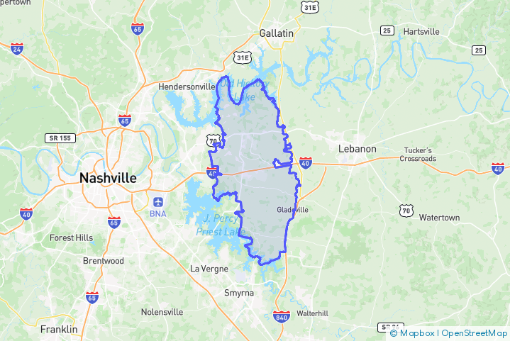 Service Area Map