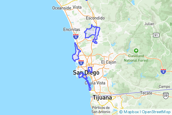 Service Area Map