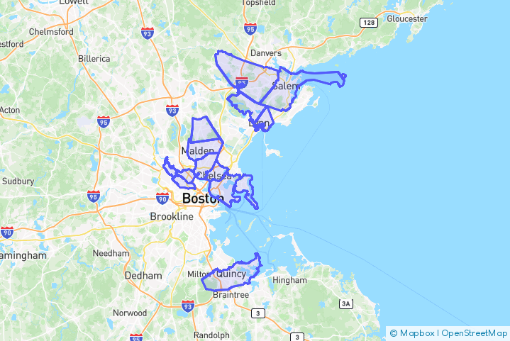 Service Area Map