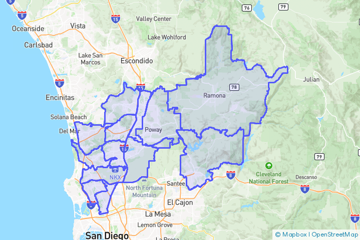 Service Area Map