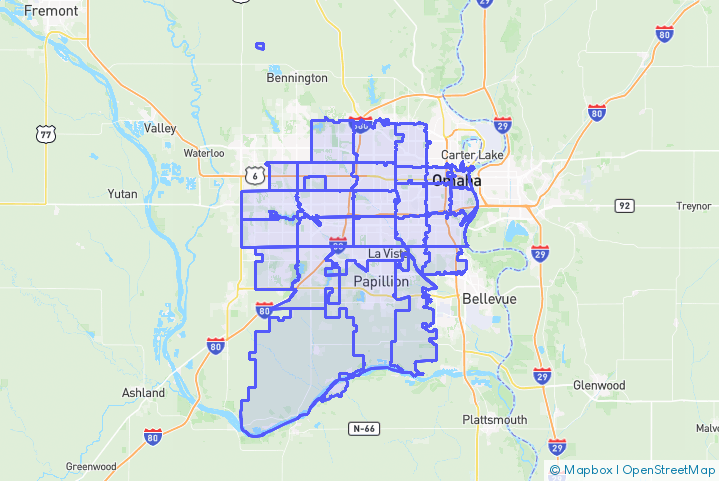 Service Area Map