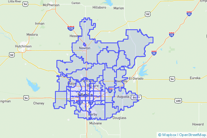 Service Area Map