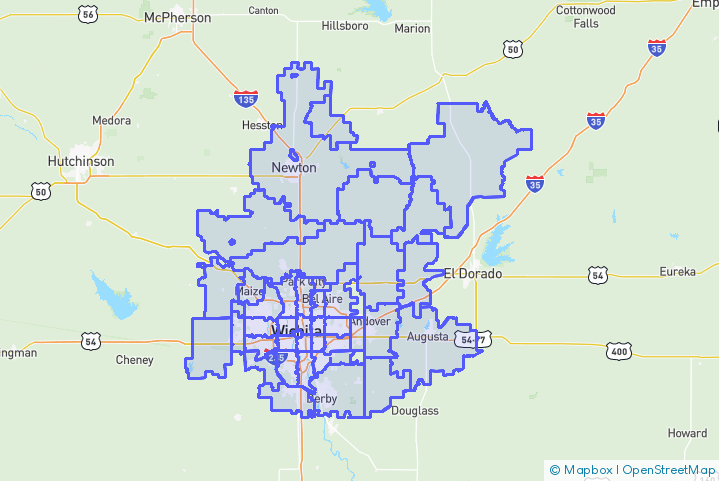 Service Area Map