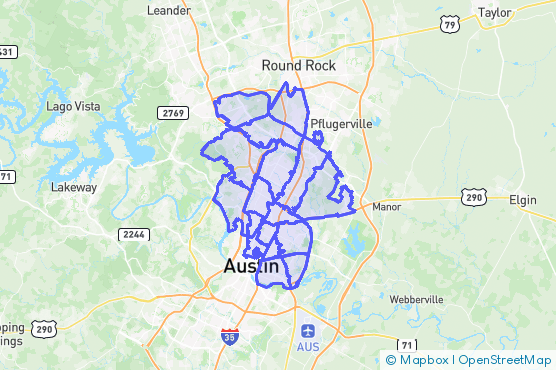 Service Area Map