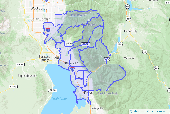 Service Area Map