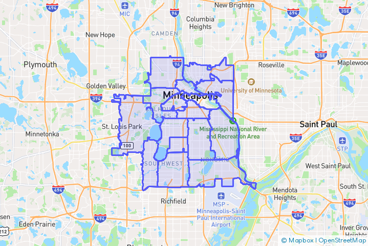 Service Area Map