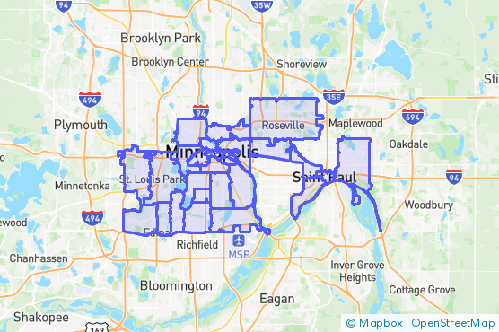 Service Area Map