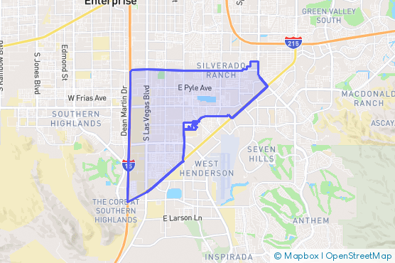 Service Area Map