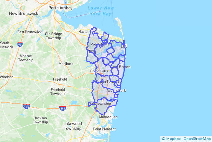 Service Area Map