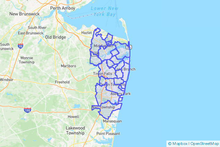 Service Area Map