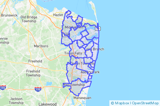 Service Area Map