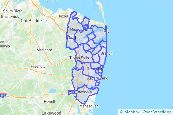 Service Area Map