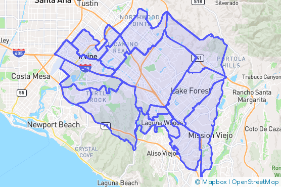 Service Area Map