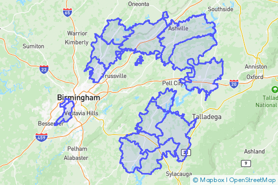 Service Area Map