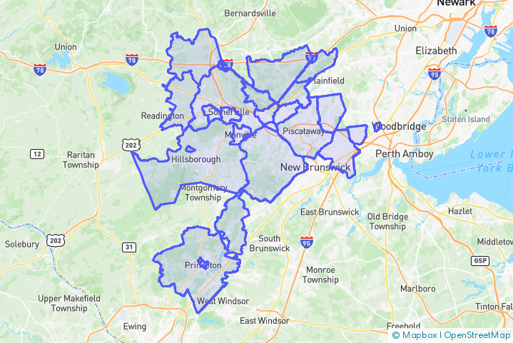 Service Area Map