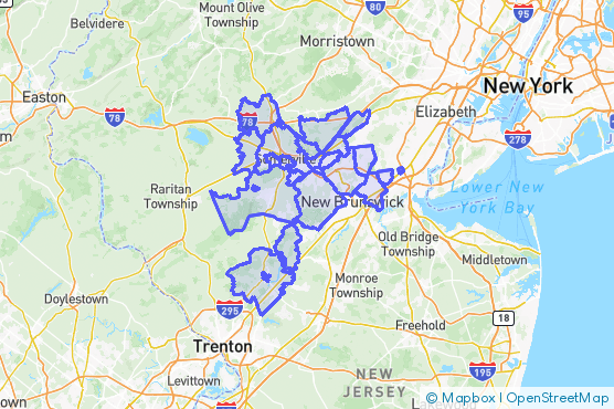 Service Area Map