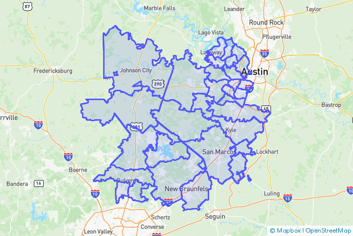 Service Area Map