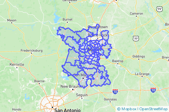 Service Area Map